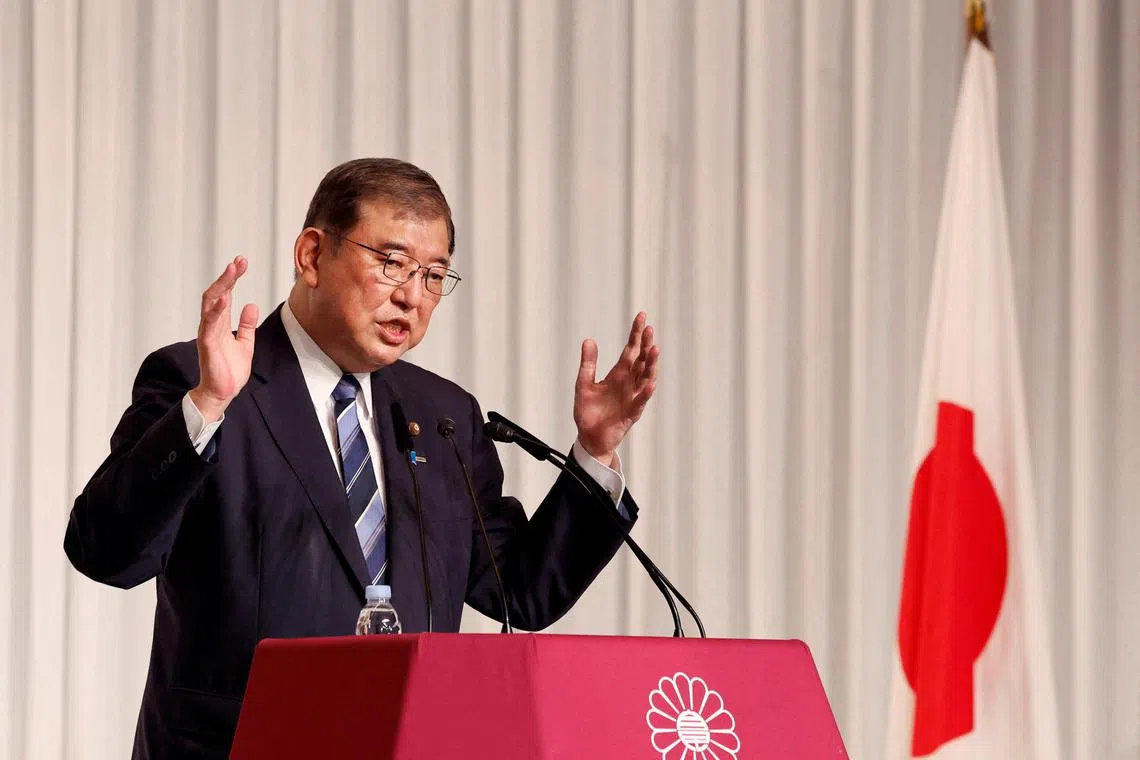 After his victory, Mr Ishiba said monetary policy would broadly remain loose.