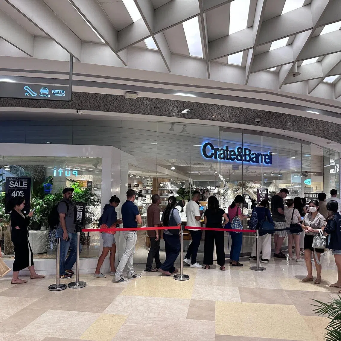 Crate & Barrel said both its Ion Orchard store and online retail store would be shuttering at the end of the month.