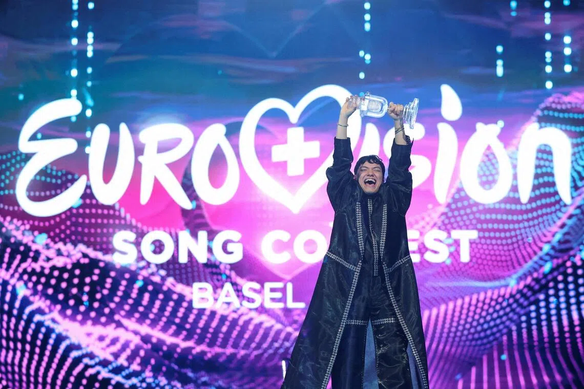 Austrian performer JJ holding aloft the trophy after winning the 2025 edition of the Eurovision Song Contest. Defendant Alexander H had planned to attack the 2020 event in Rotterdam, but it was cancelled due to the coronavirus pandemic.
