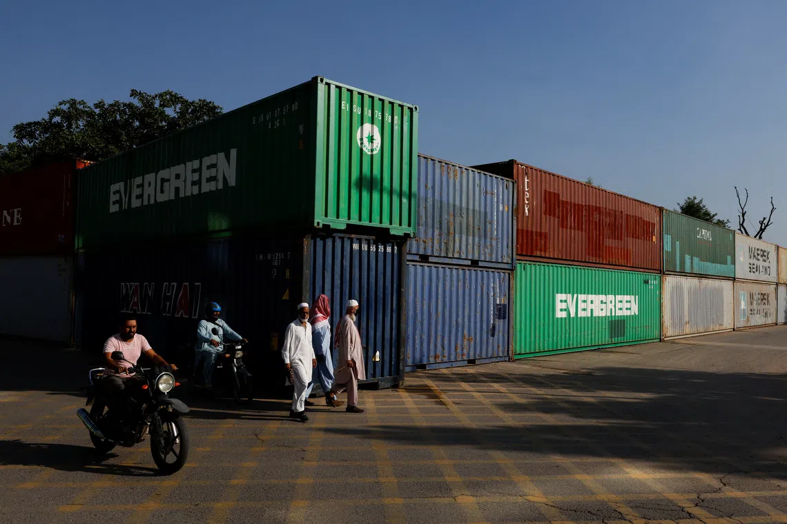 Cargo stacks up as Pakistan seizes containers to block capital routes