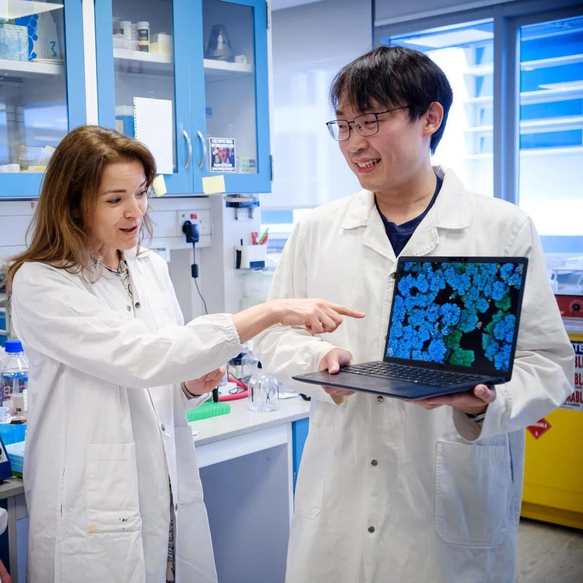 The team of scientists, led by NTU Associate Professor Guillaume Thibault (left), included visiting professor at the Singapore Centre for Environmental Life Sciences and Engineering (SCELSE) Kimberly Kline from the University of Geneva (centre) and NTU Research Fellow, Dr Aaron Tan. 
Credit: NTU