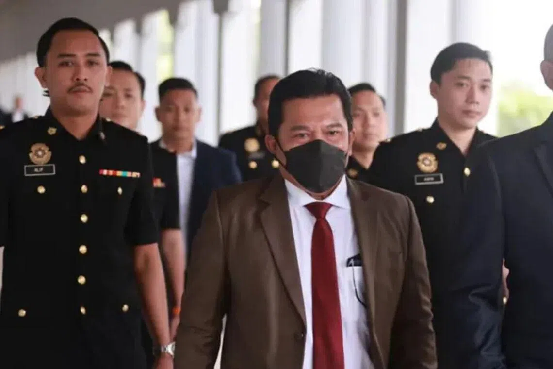 Former Malaysian Defence Intelligence Organisation cheif Mohd Razali Alias was charged with three counts of graft on Jan 29.