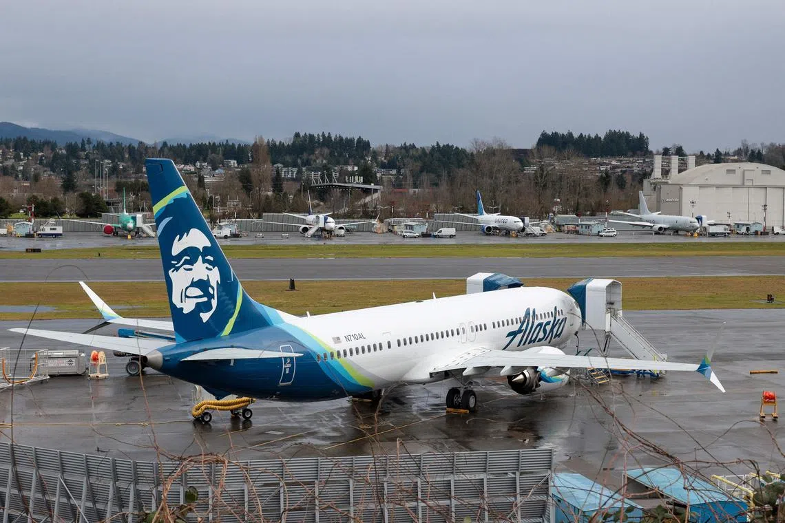 Alaska Airlines expects inspections on its fleet of 65 Max 9 planes to be completed by the end of next week.