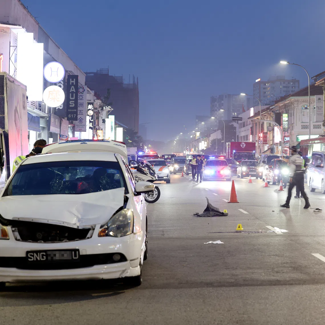 The 46-year-old male driver was arrested by the police for “driving without due care and attention causing death”.