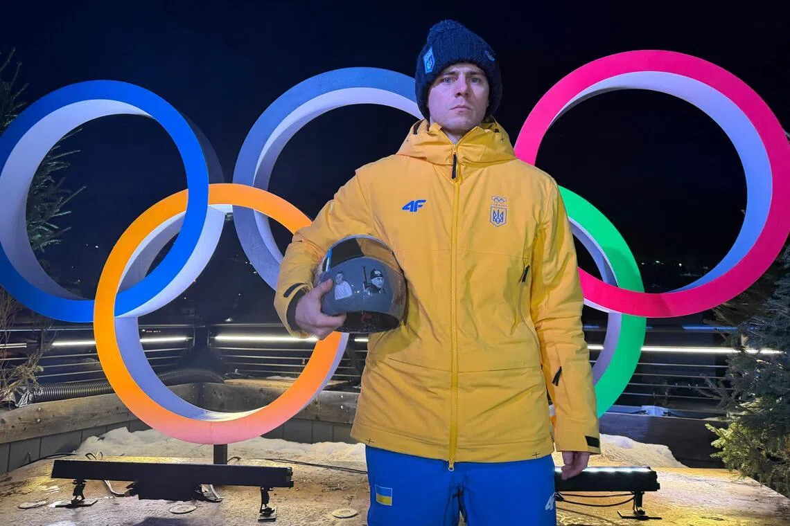 Ukrainian athlete vows to wear banned helmet in Winter Olympics skeleton race on Feb 12