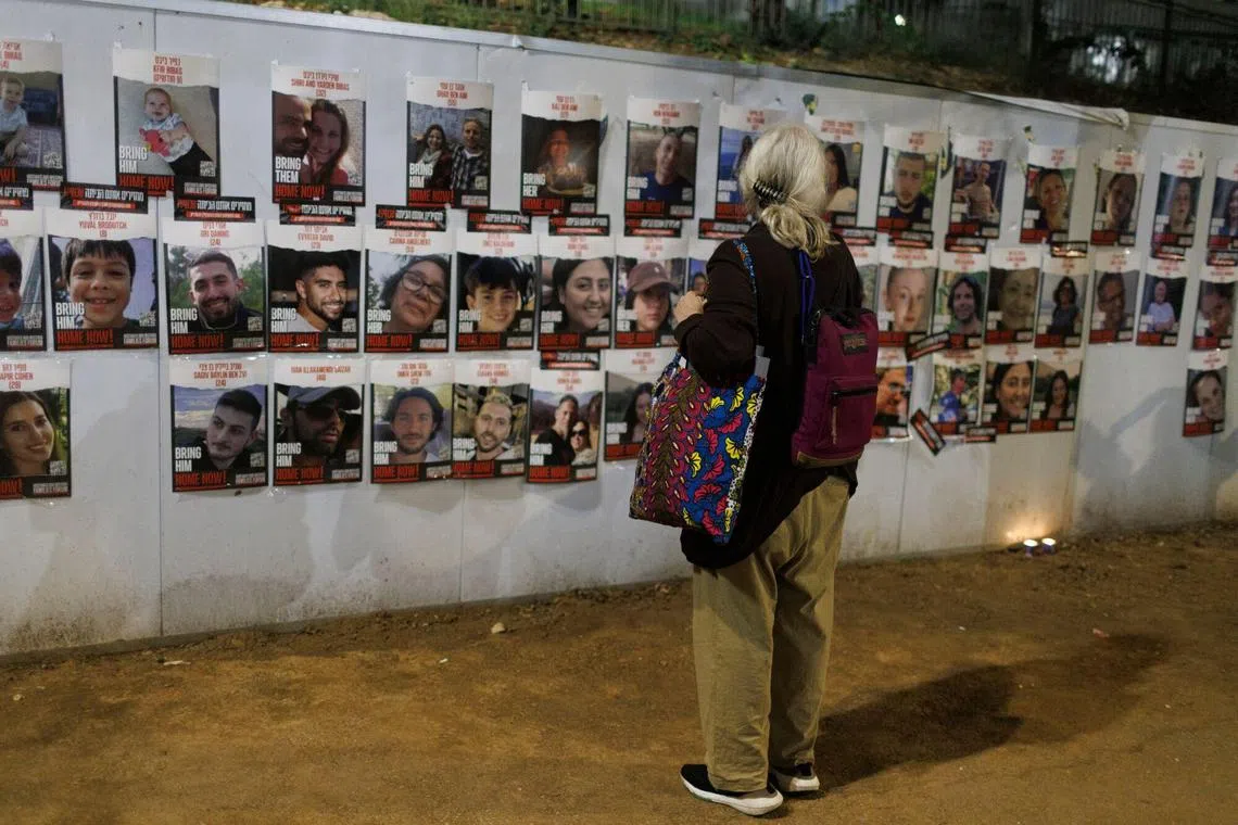 More than 240 hostages were taken by Hamas militants following the group's Oct 7 attack on Israel, according to Israeli officials.