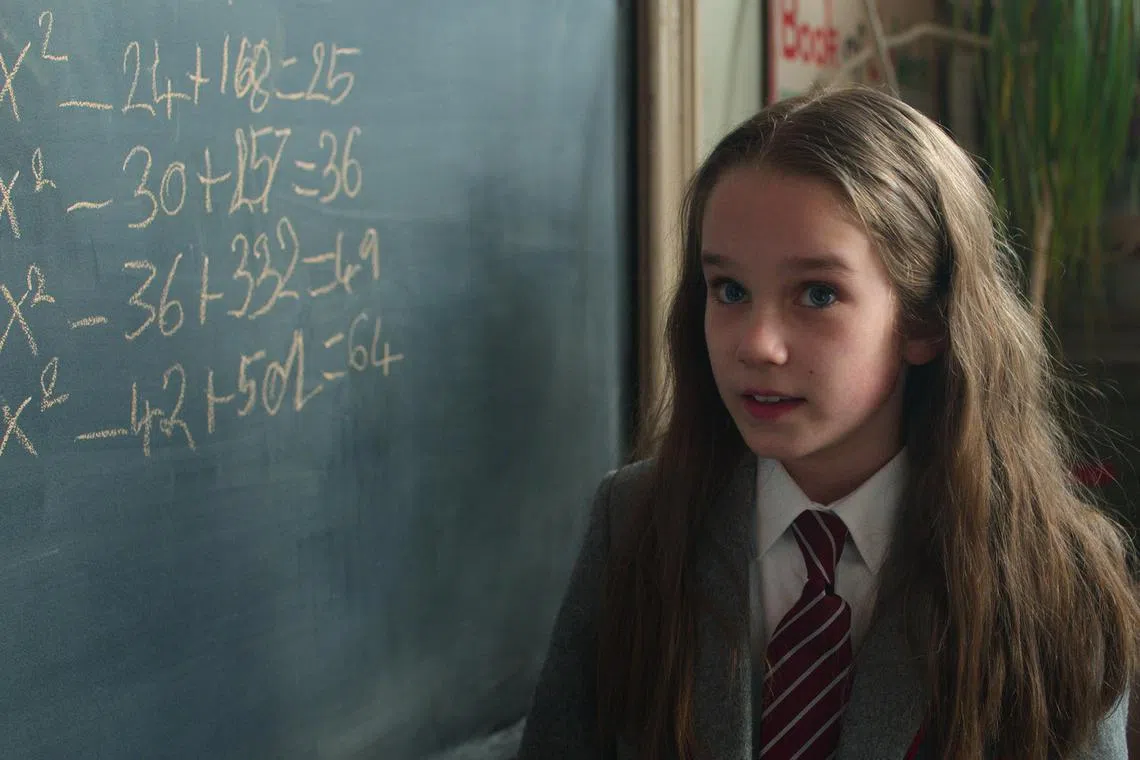 Movie still: Matilda The Musical starring Alisha Weir