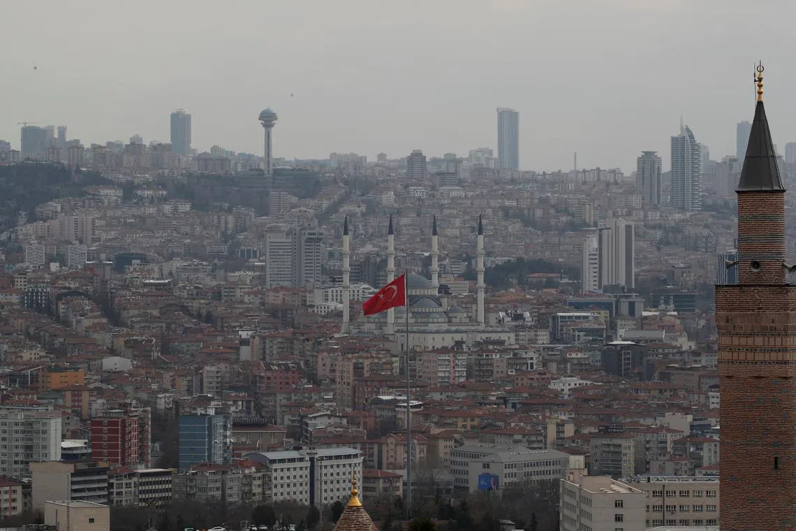 FILE PHOTO: A general view of residential and commercial areas in Ankara, Turkey, April 1, 2019. REUTERS/Umit Bektas/File Photo
