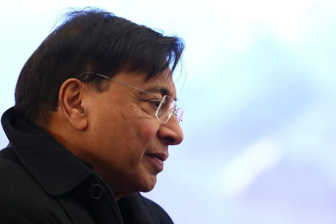 FILE PHOTO: Lakshmi Mittal, CEO of ArcelorMittal, is seen during the 50th World Economic Forum (WEF) annual meeting in Davos, Switzerland, January 22, 2020. REUTERS/Denis Balibouse/File photo
