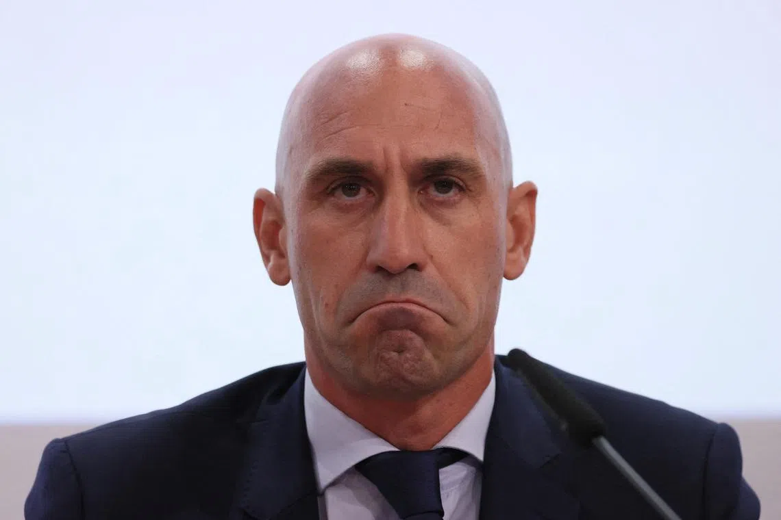 Luis Rubiales had also been suspended for three months from all football activities by Fifa pending an investigation.