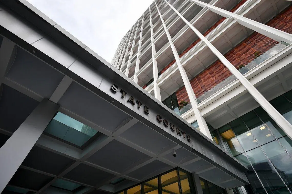 State Courts building in Singapore.