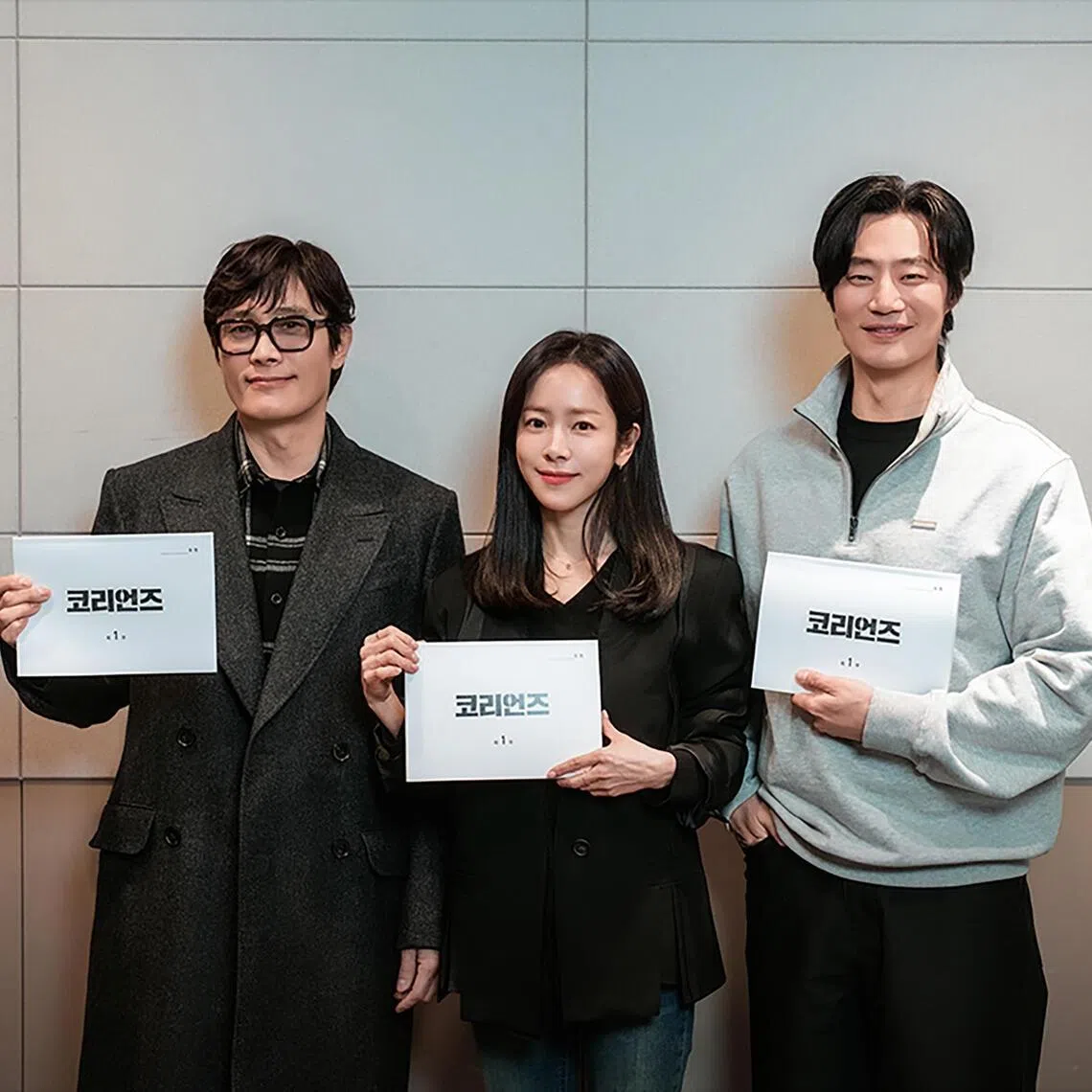 (From left) Lee Byung-hun, Han Ji-min and Lee Hee-jun will star in South Korean drama The Koreans. 

