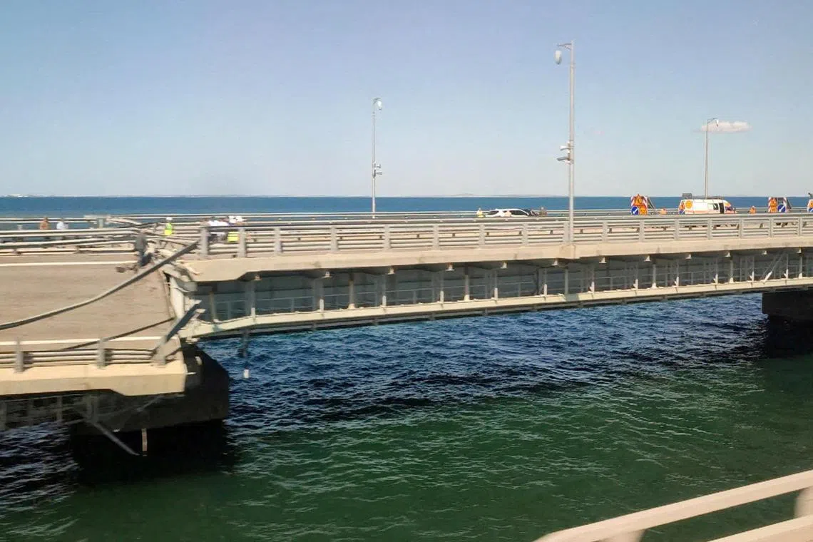 Kyiv, which plans to take Crimea back, has repeatedly targeted the strategic bridge that connects the peninsula to the Russian mainland.