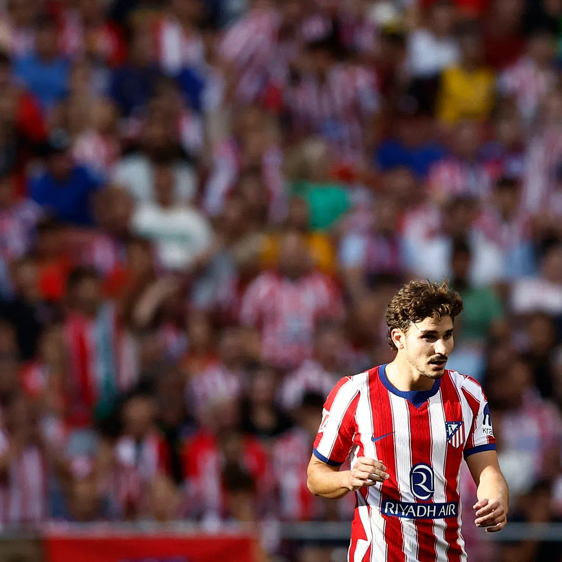 Soccer Football - LaLiga - Atletico Madrid v Villarreal - Riyadh Air Metropolitano, Madrid, Spain - August 23, 2026 Atletico Madrid's Julian Alvarez REUTERS/Thomas Peter