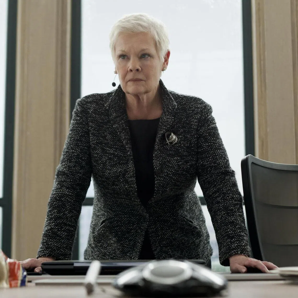 Judi Dench appeared as the character M in eight James Bond films between 1995 and 2015.