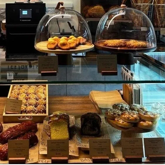 New bars like Gaudi Room (left) and eateries such as Marlow’s Deli (top right) and Bastille Bakery opened in Joo Chiat in 2025. 
