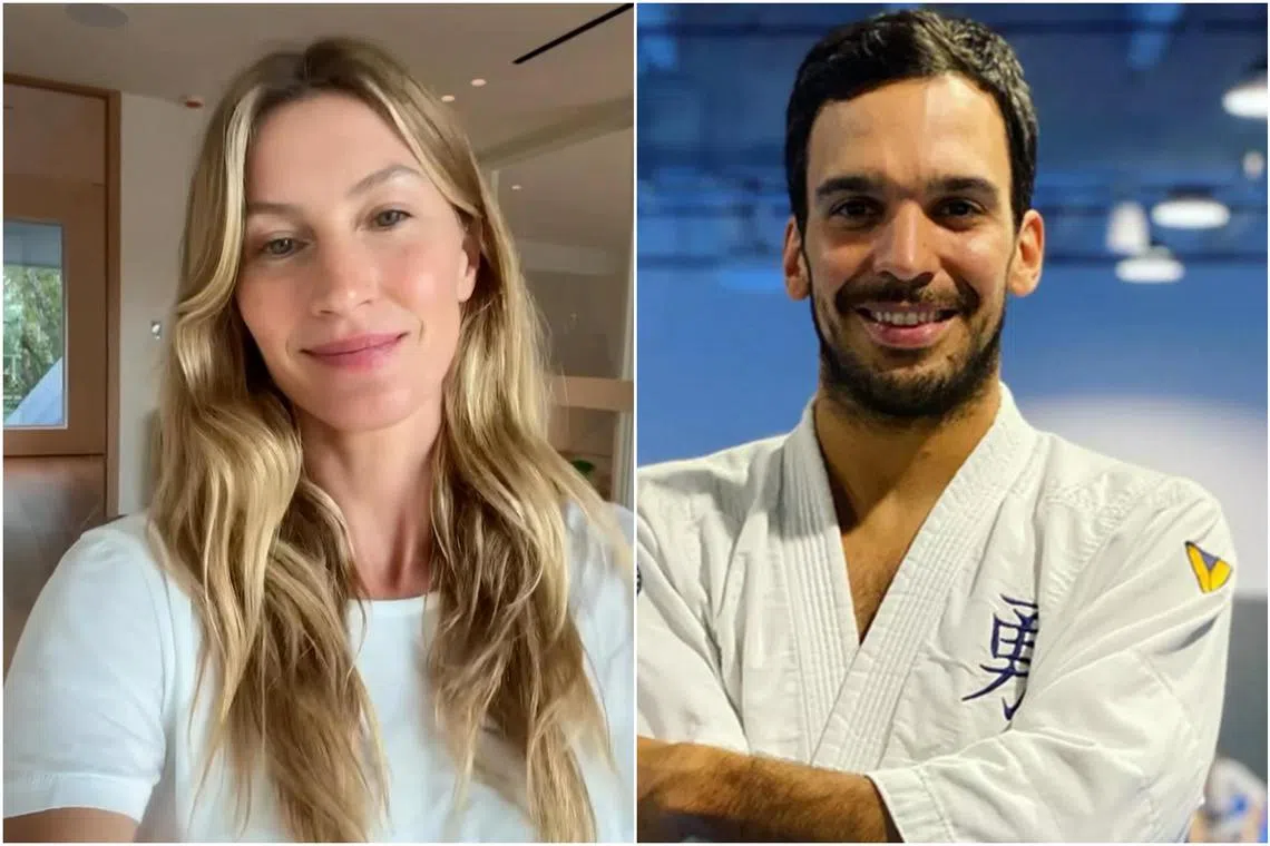 Brazilian supermodel Gisele Bundchen (above) is expecting her first child with jiu-jitsu instructor Joaquim Valente.