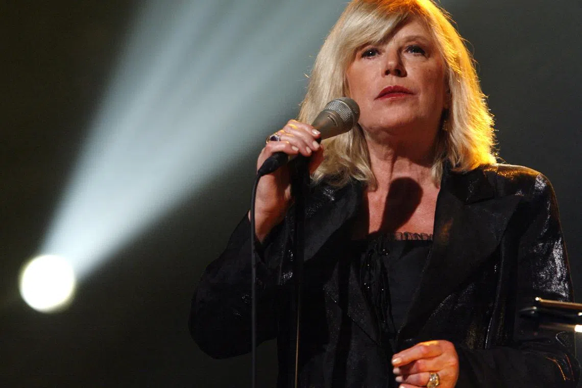 British singer Marianne Faithfull  performs during the 43rd Montreux Jazz Festival early July 14, 2009. REUTERS/Denis Balibouse/ File Photo