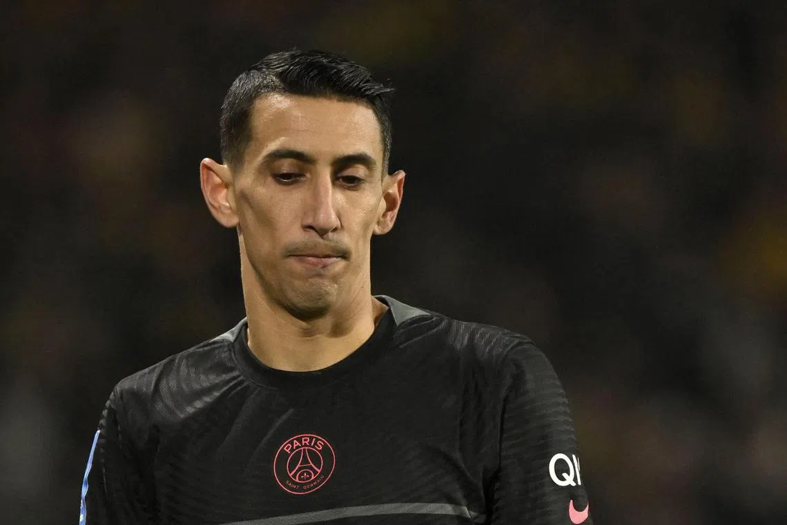 Di Maria, who has since joined Italian side Juventus, was playing in a League 1 match against Nantes at the time of the burglary.