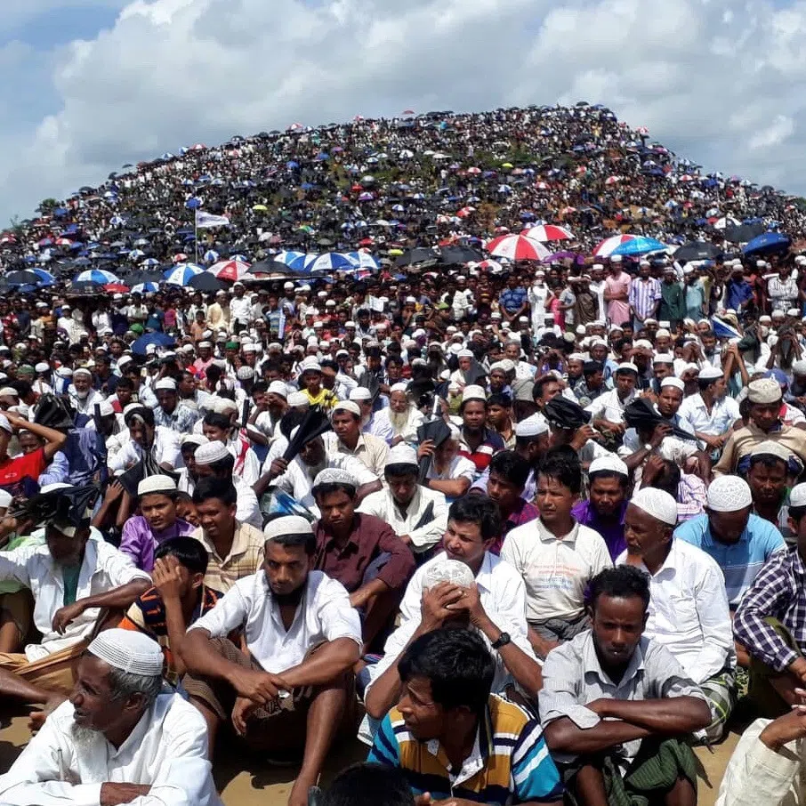More than 700,000 Rohingya fled to neighbouring Bangladesh in 2017 following a crackdown by Myanmar security forces.