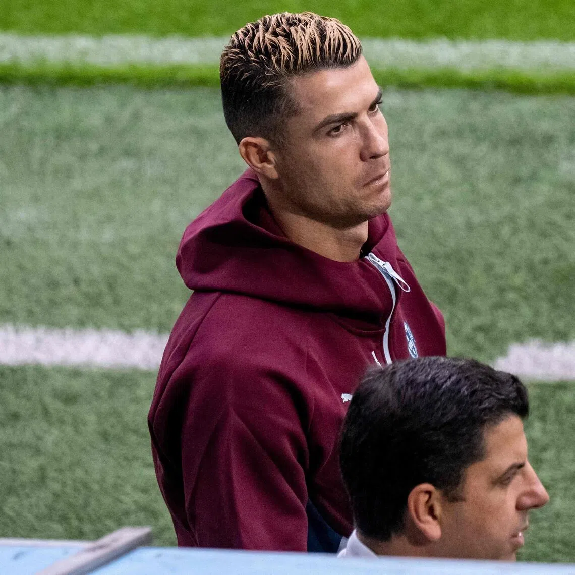 Portugal star Cristiano Ronaldo walked out on the squad on Sept 30 after learning he would not start against Denmark.
