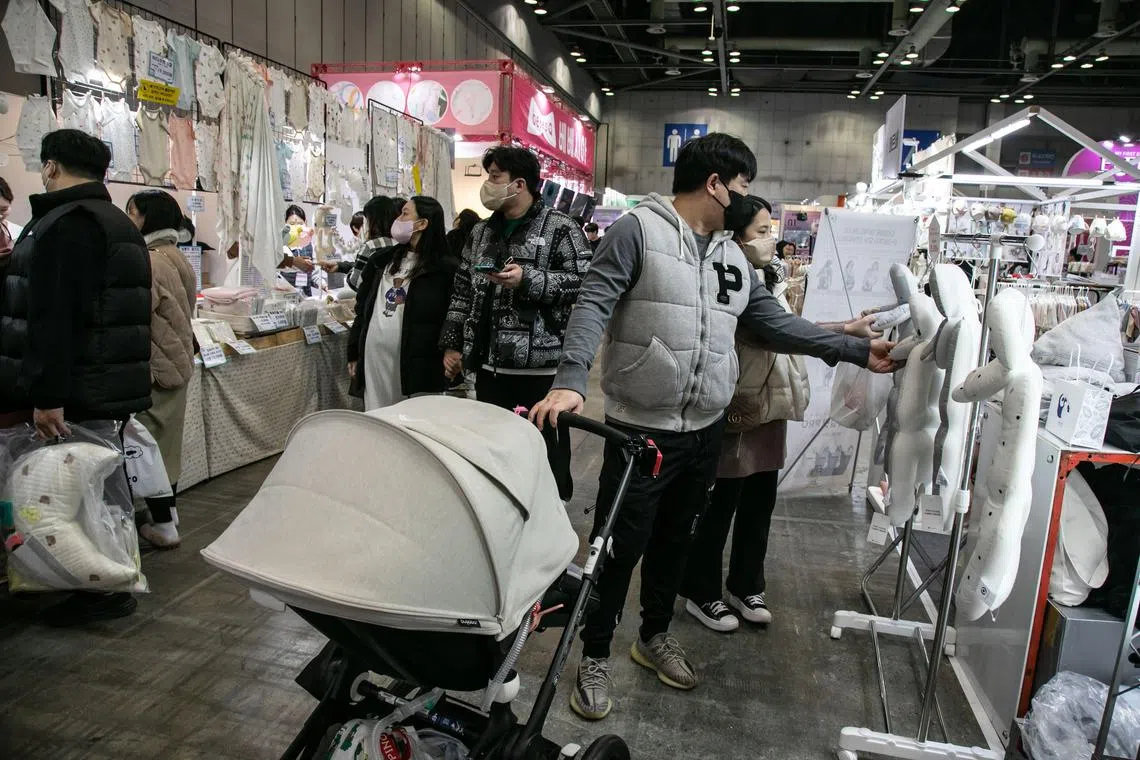 Among married South Koreans with at least one child, some 76 per cent say they do not plan on having any more children.