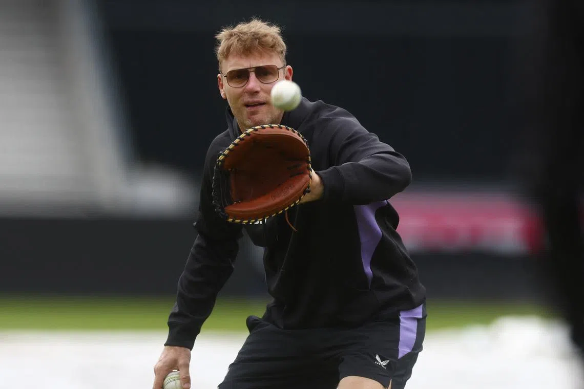 FILE PHOTO: Cricket - First T20 International - England Practice Session - Headingley Cricket Ground, Leeds, Britain - May 21, 2024 England coach Andrew Flintoff during the practice session Action Images via Reuters/Lee Smith/File Photo