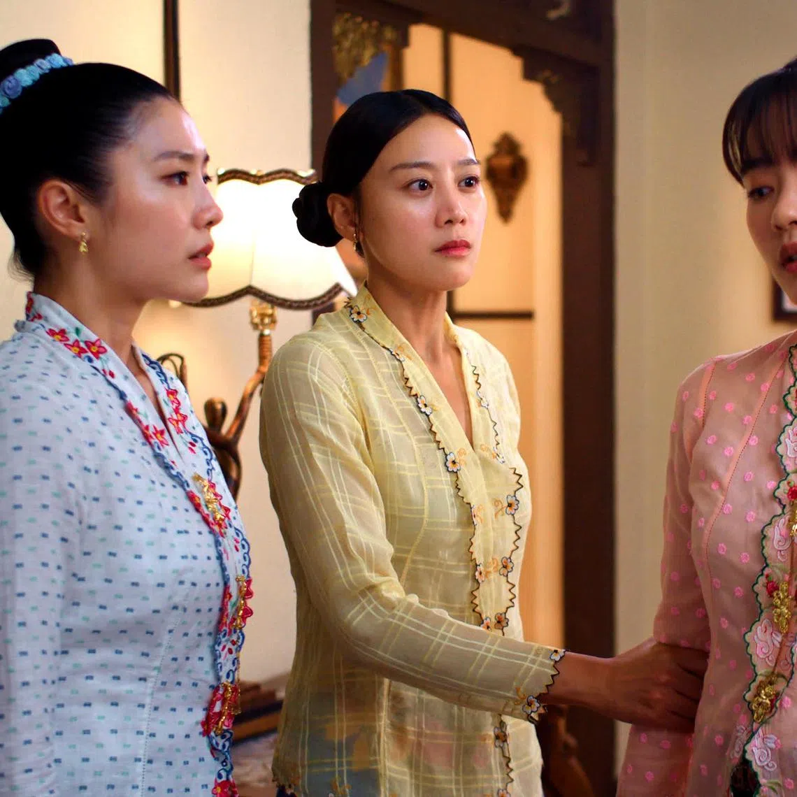 Emerald Hill - The Little Nyonya Story starring (from left) Ferlyn Wong, Tasha Low and Chantalle Ng.