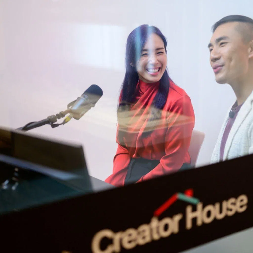 Singtel's TikTok Creator House at 313@somerset, which offers professional studio equipment and a dedicated live-streaming booth.