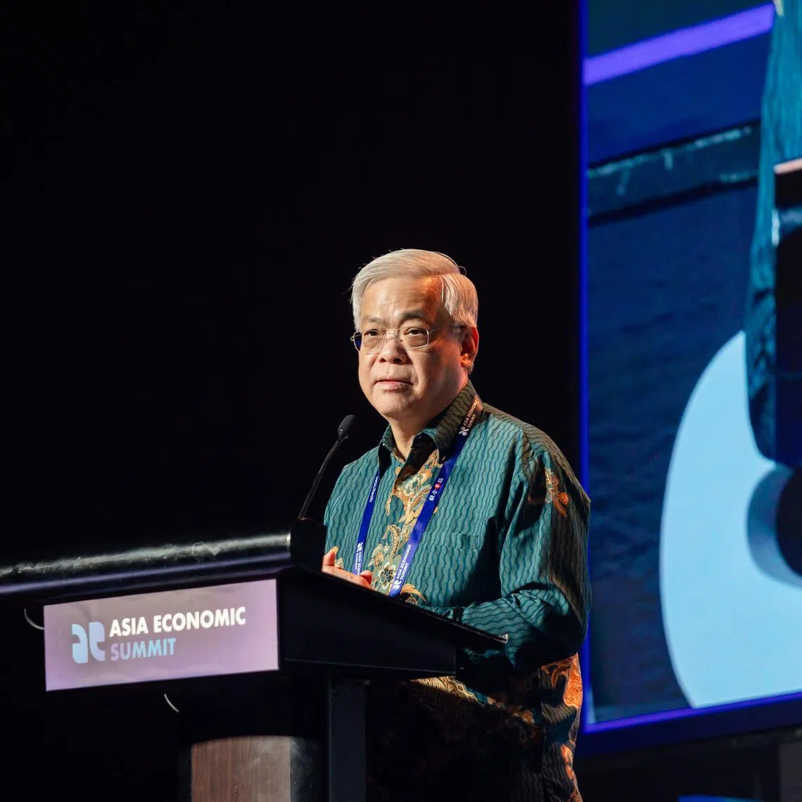 Chan Yeng Kit, CEO of SPH Media, speaking at the Asia Economic Summit 2026.