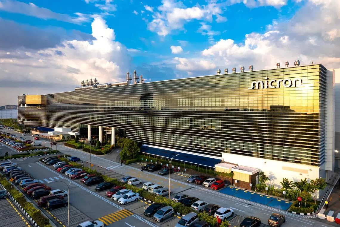 Micron’s facility in Batu Kawan, in Penang state, is the giant memory chipmaker's largest in Malaysia.