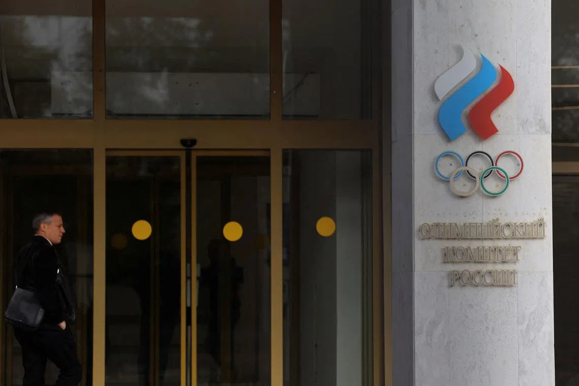 The IOC has yet to decide whether Russia may use its flag, anthem, or national colours at the Games.