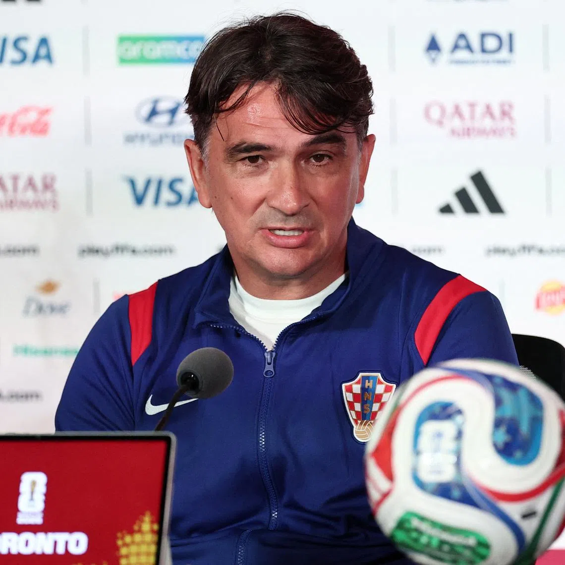 Soccer Football - FIFA World Cup 2026 - Croatia Press Conference - Toronto Stadium, Toronto, Canada - June 22, 2026 Croatia coach Zlatko Dalic during the press conference REUTERS/Thomas Mukoya