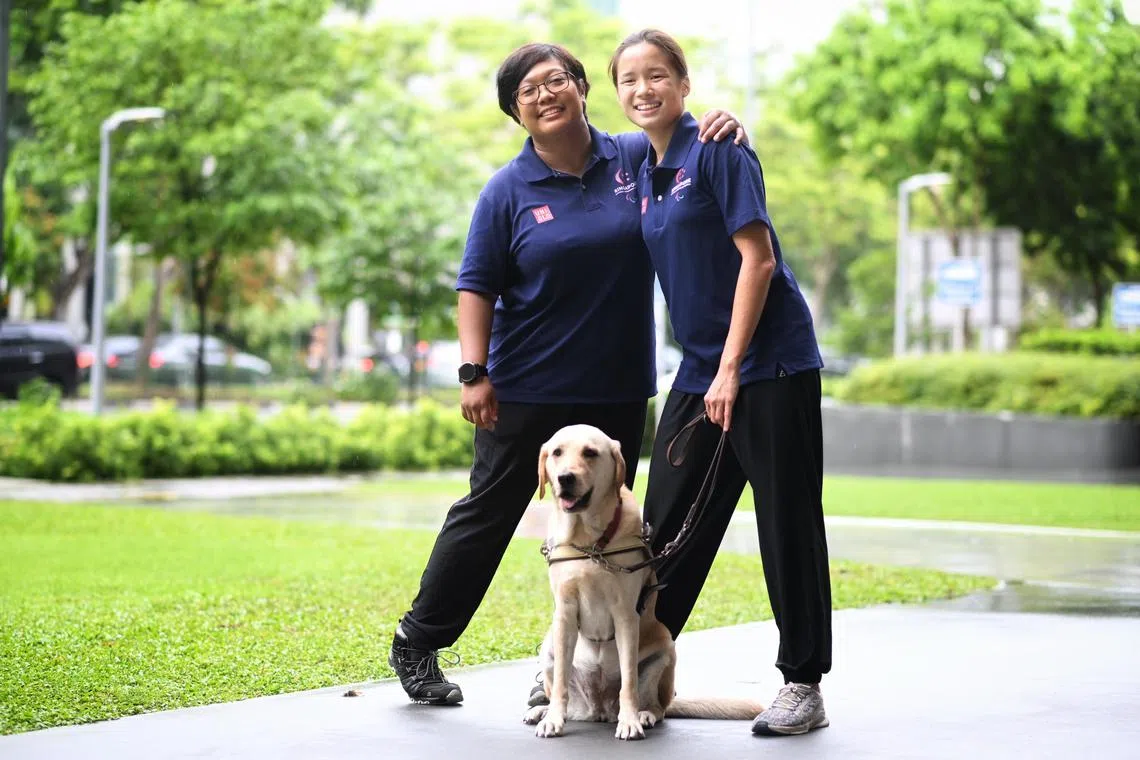 Para-archer Nur Syahidah Alim (left) and para-swimmer Sophie Soon are both selected for the Paris Games.