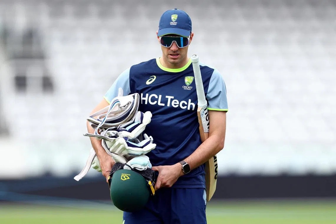 Cricket - World Test Championship Final - Australia Practice - Lord's Cricket Ground, London, Britain - June 9, 2025 Australia's Pat Cummins during practice Action Images via Reuters/Andrew Boyers/File Photo