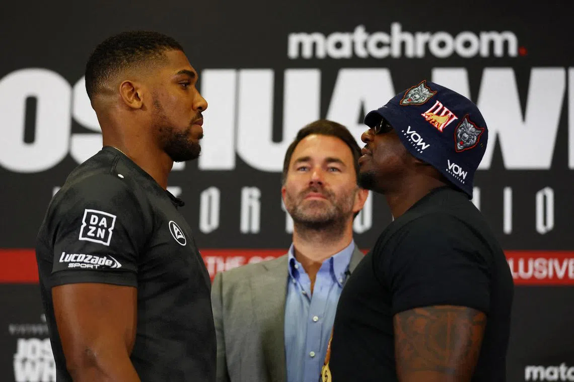 Anthony Joshua and Dillian Whyte had been due to meet at London’s O2 Arena on Aug 12.