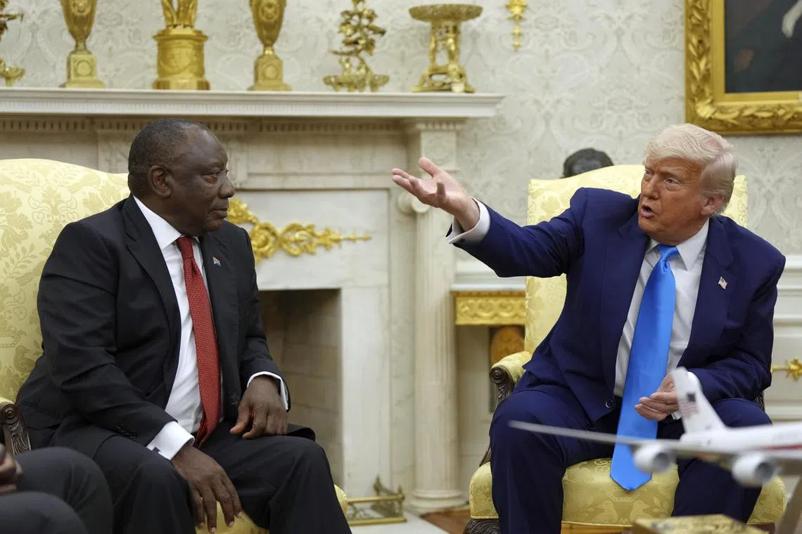 US President Donald Trump had claimed that South Africa is facing a “white genocide". 