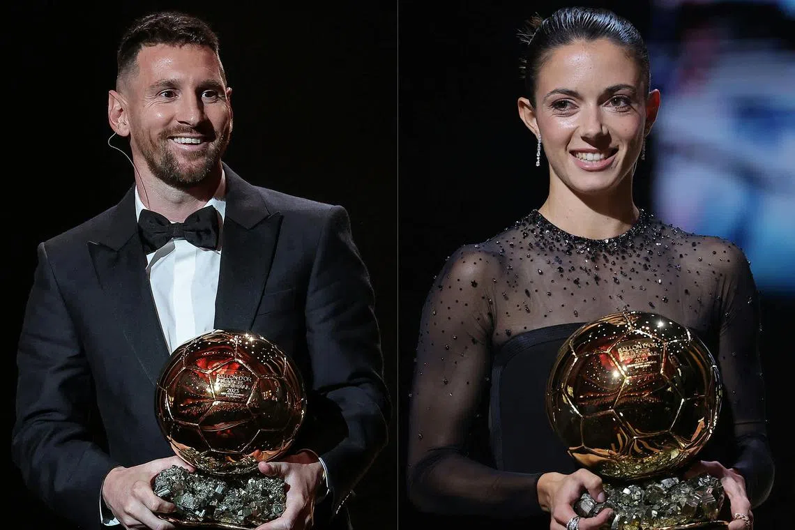 Lionel Messi won the eighth Ballon d’Or of his remarkable career at a glittering ceremony in Paris on Monday, while Spain’s World Cup-winning star Aitana Bonmati took the women’s prize at the Theatre du Chatelet.