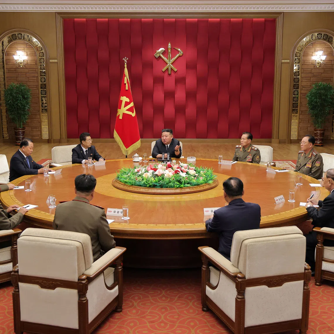 The revisions strengthened leader Kim Jong Un’s authority and further institutionalised party control over the state and military.