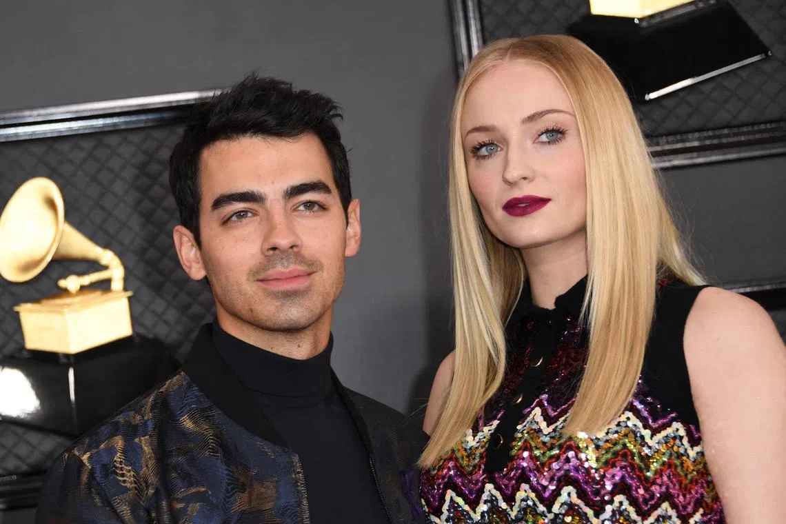 British actress Sophie Turner and her husband US singer Joe Jonas announced in September their plan to divorce.