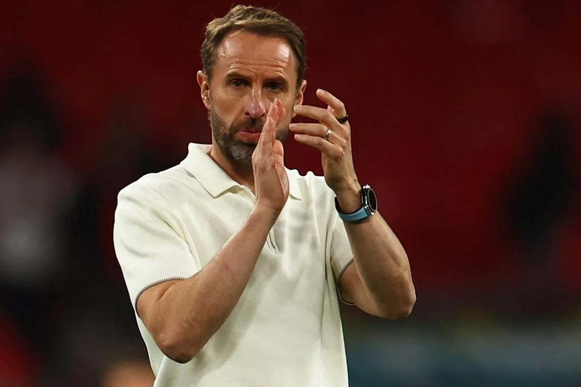 Soccer Football - International Friendly - England v Iceland - Wembley Stadium, London, Britain - June 7, 2024 England manager Gareth Southgate looks dejected after the match REUTERS/Molly Darlington