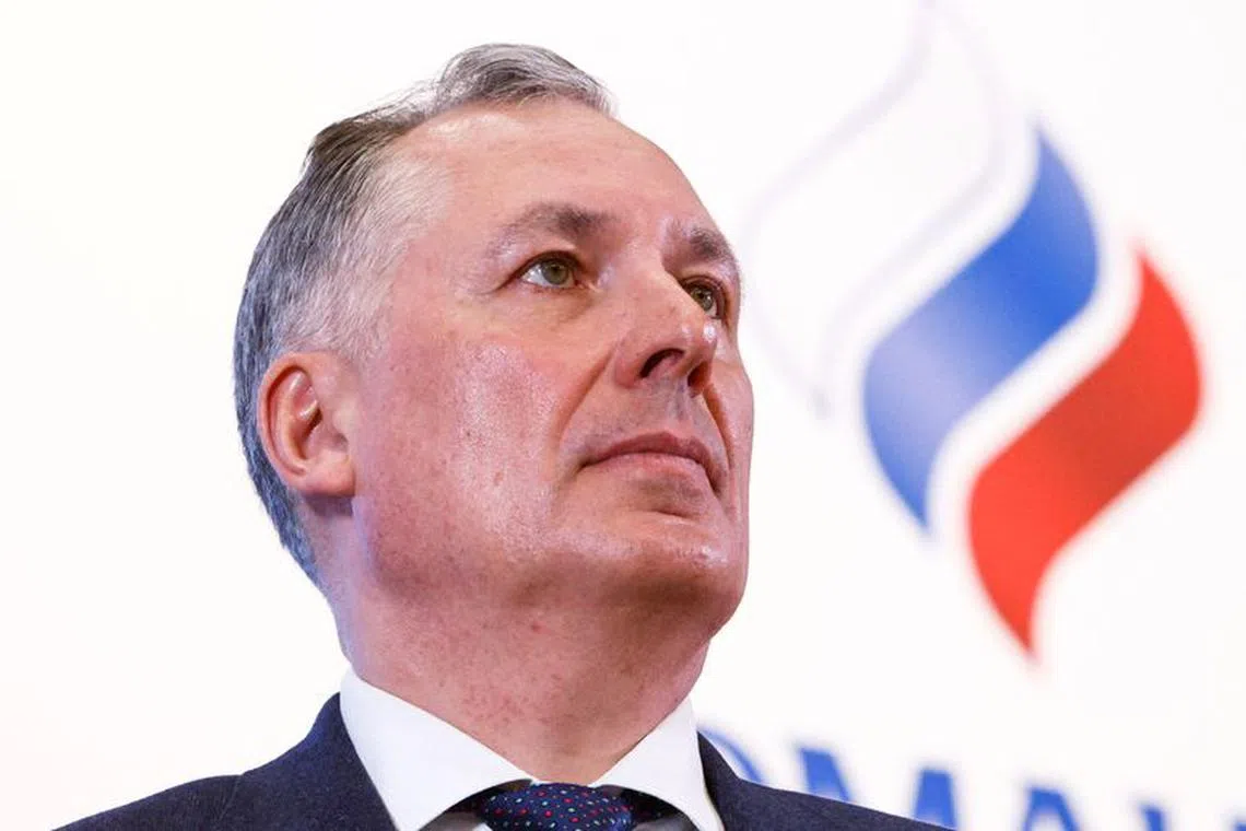 FILE PHOTO:President of the Russian Olympic Committee Stanislav Pozdnyakov attends a state awards ceremony at the Committee's headquarters in Moscow, Russia April 6, 2023. REUTERS/Maxim Shemetov/File Photo