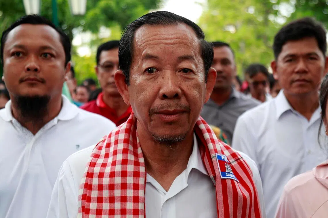 Cambodian court upholds opposition politician ban