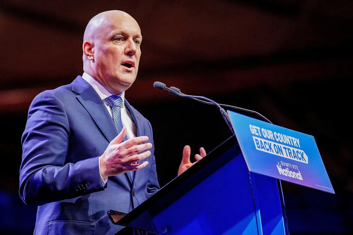 Former airline executive Christopher Luxon can only take over as prime minister after the final election results are declared on Nov 3.