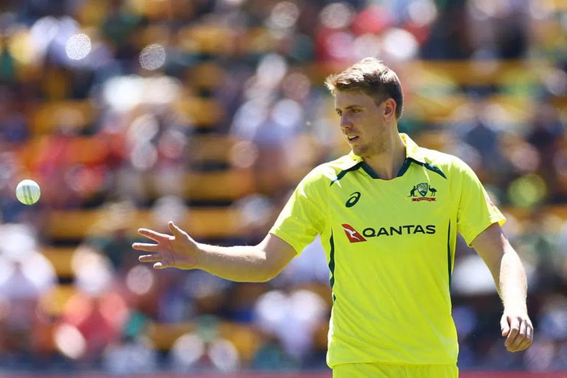 FILE PHOTO: Cricket - Fifth One Day International - South Africa v Australia - Wanderers Stadium, Johannesburg, South Africa - September 17, 2023 Australia's Cameron Green in action REUTERS/Siphiwe Sibeko/File Photo