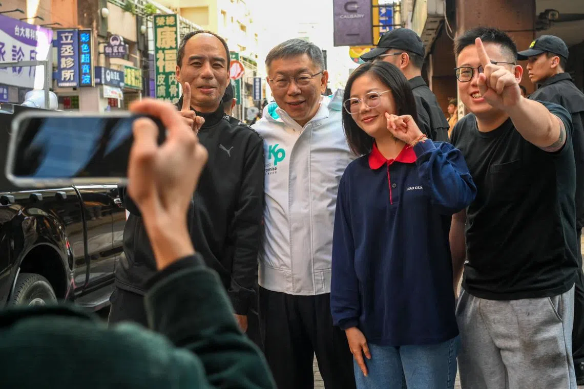 Taiwan People’s Party presidential candidate Ko Wen-je, a former surgeon, hung up his medical coat to enter politics 10 years ago.