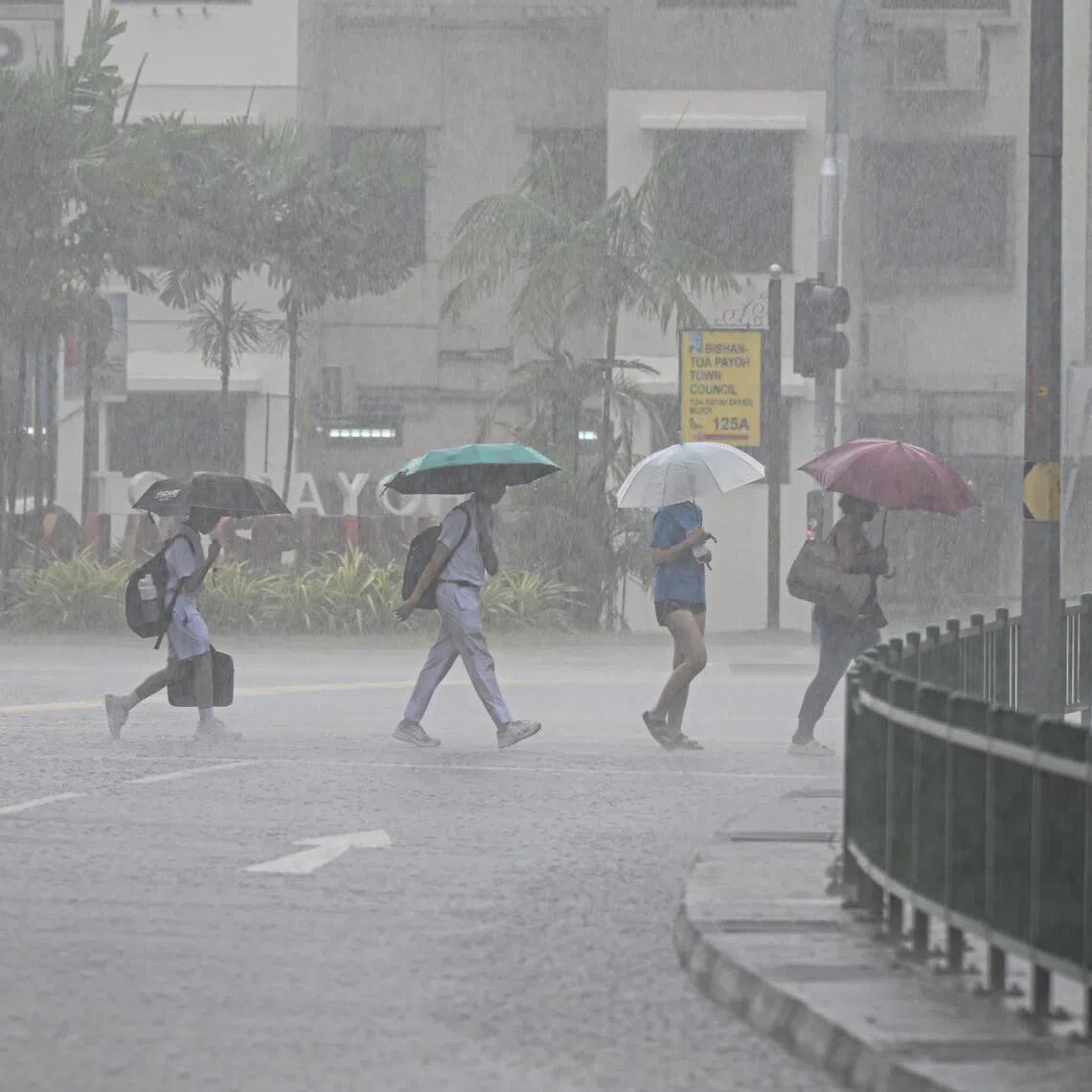 Short, thundery showers are expected over parts of Singapore on most afternoons for the last two weeks of May.