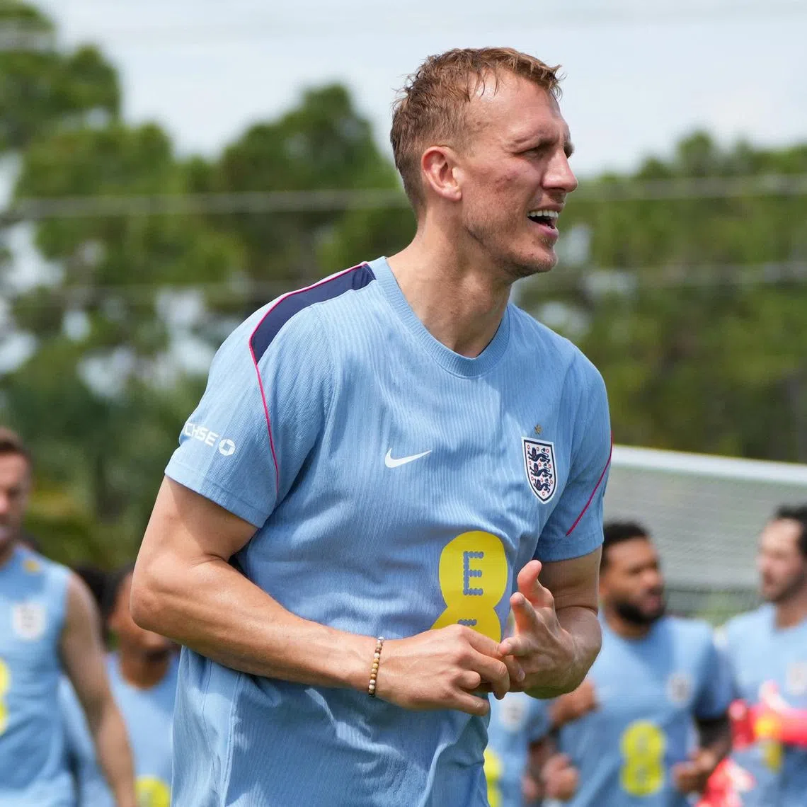 Soccer Football - International Friendly - England Training - The Gardens North County District Park, Palm Beach Gardens, Florida, U.S. - June 2, 2026 England's Dan Burn during training IMAGN IMAGES via Reuters/Jim Rassol