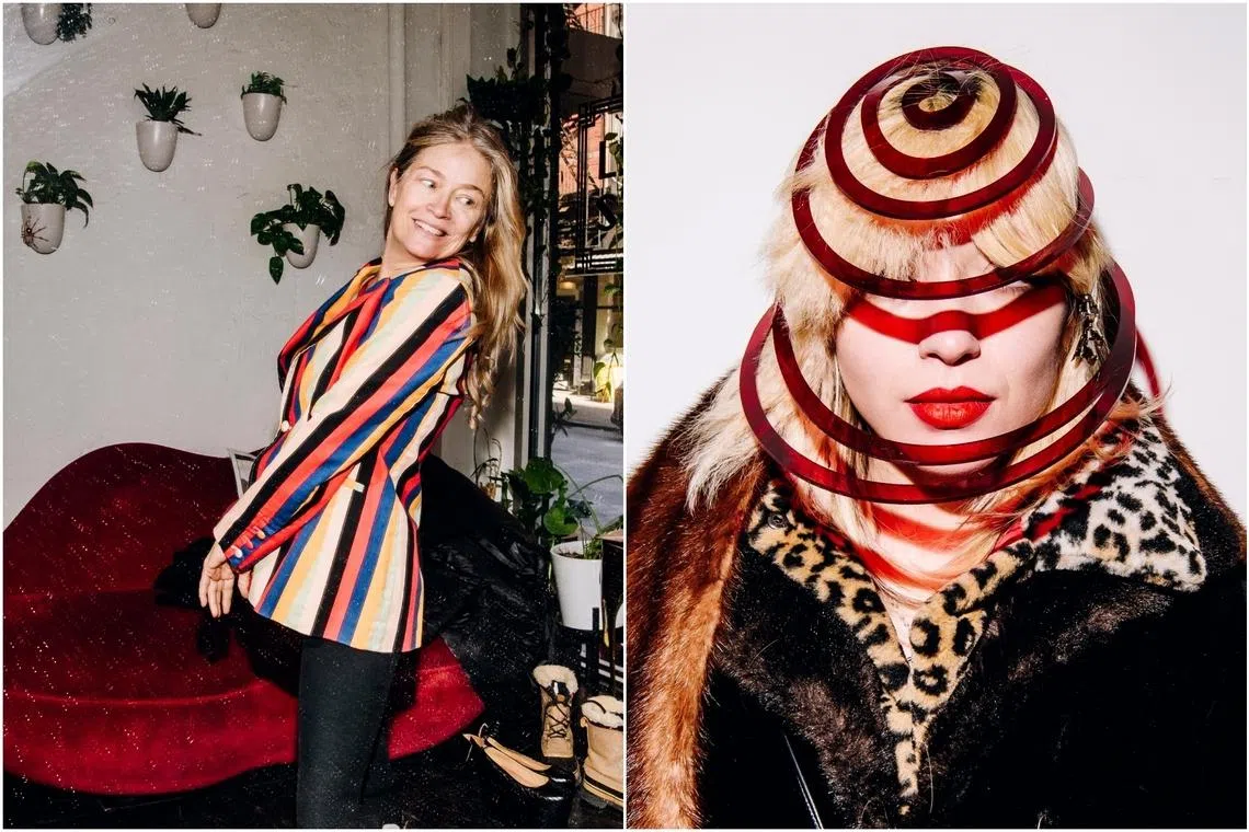 Fans buy singer Cyndi Lauper’s clothes in New York sale