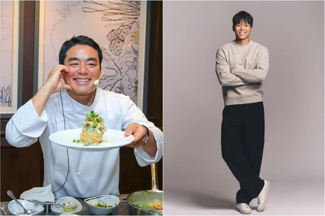 Dream Cruises celebrates its 10th anniversary with celebrity-led sailings, featuring stars such as chef Tommie Lee (left) from Netflix’s cooking reality show Culinary Class Wars 2 (2025) and fitness YouTuber Amotti, who won the second season of Netflix’s reality competition show Physical: 100 (2024).